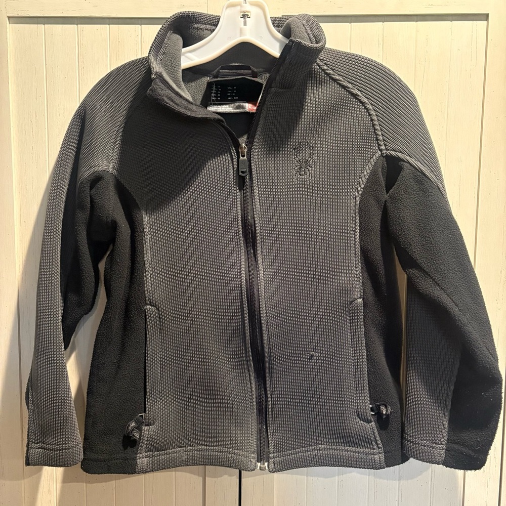 Spyder Kids Gray Full-Zip Sweatshirt